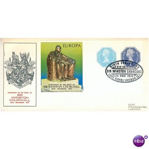 GB Cover 1974 Cent Of The Birth Sir Winston Churchill 2