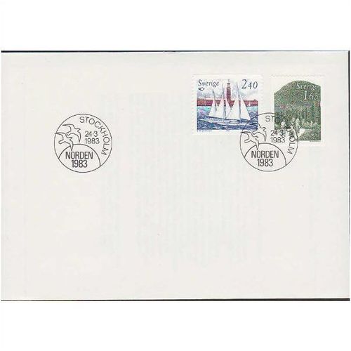 Sverige / Sweden - FDC 24/3 1983 Norden VI. Res i Norden