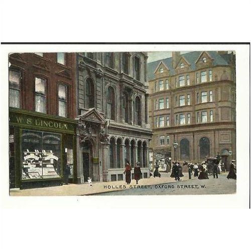 LONDON Holles Street Postcard