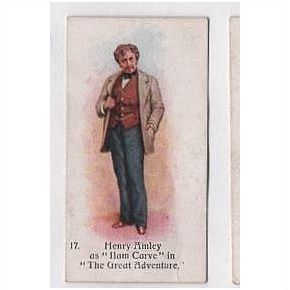 Players Past and Present 1916 Cigarette Card No 17 Henry Ainley
