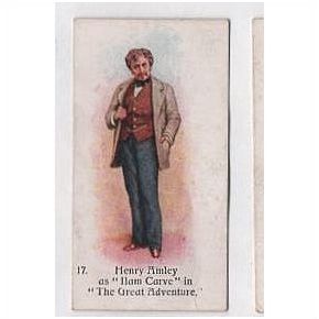 Players Past and Present 1916 Cigarette Card No 17 Henry Ainley