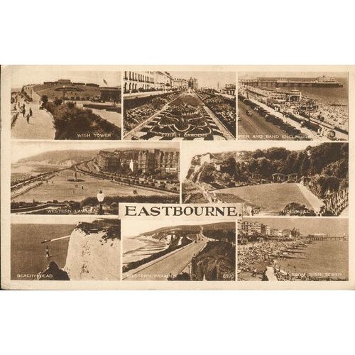Eastbourne, Sussex - Multi-View 1954 - A&B Ltd Hastings 6920