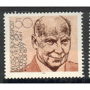 Germany 1977 - SG1833 - Birth Centenary of Pastor F. Von Bodelschwingh (unused)