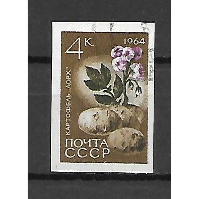 USSR 1964 Agricultural Crops - 4K Solanum Tuberosum IMPERFORATE VF USED