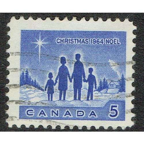 Canada 1964 Christmas 5c Ultramarine SG561 GU