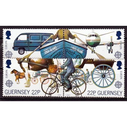 Guernsey Europa Cept 1988 gestempeld