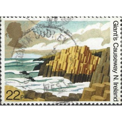 GB, Giant's Causeway, Northern Ireland, brown 1981, 22p, #5