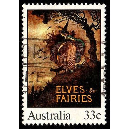 Australia 1985 Children's Books Elves & Fairies 33c Used Stamp.