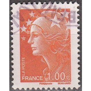 France 2008 Yvert 4235 O Cote (2015) 0.50 € Marianne de Beaujard Cachet rond