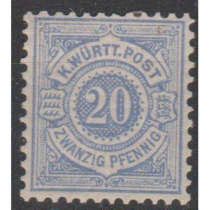 Mi: 47 MH 1875 Wuerttemberg Cat € 5