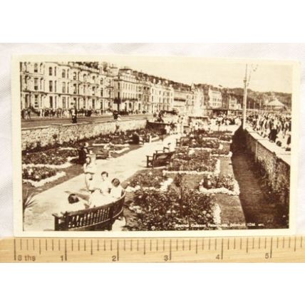 1951 postcard Marine Gardens, Promenade, Douglas IoM