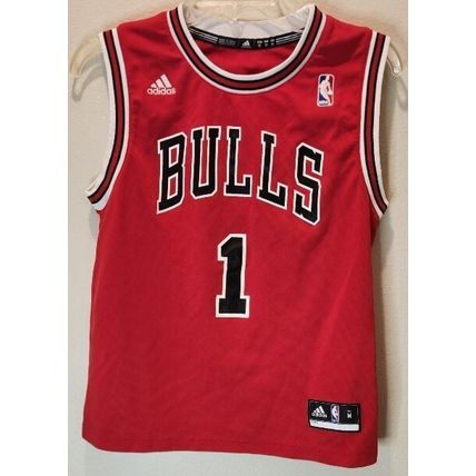 Chicago Bulls Derrick Rose Adidas Jersey NBA Basketball Shirt Boys size M