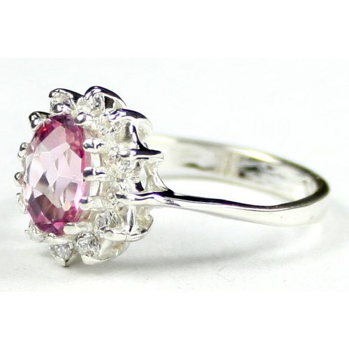 Pure Pink Topaz, 925 Sterling Silver Ring, SR235