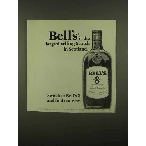 1965 Bell's Scotch Ad - Largest-Selling in Scotland