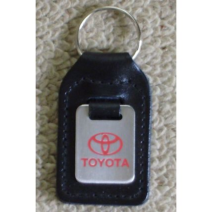 Vintage TOYOTA Key Ring, back stamped TOLL HOUSE TOYOTA