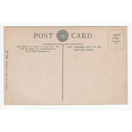 Kirk Braddon Church Isle of Man IOM Postcard Horrocks & Co