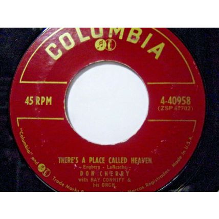 Don Cherry-There's A Place Called Heaven / Fourteen Karat Gold-45rpm-1957-EX