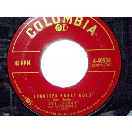 Don Cherry-There's A Place Called Heaven / Fourteen Karat Gold-45rpm-1957-EX