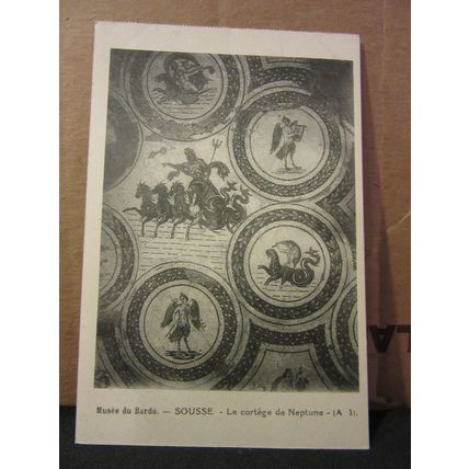 SOUSSE, THE BARDO NATIONAL MUSEUM, TUNIS ,,. unused postcard vgc =