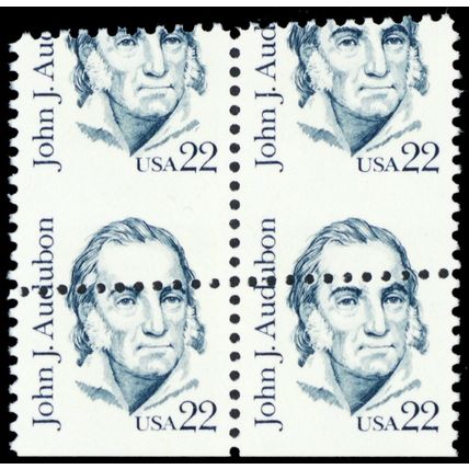 1863, 22¢ Scarce Misperfed Bottom Margin Block Error Mint NH .. Stuart Katz