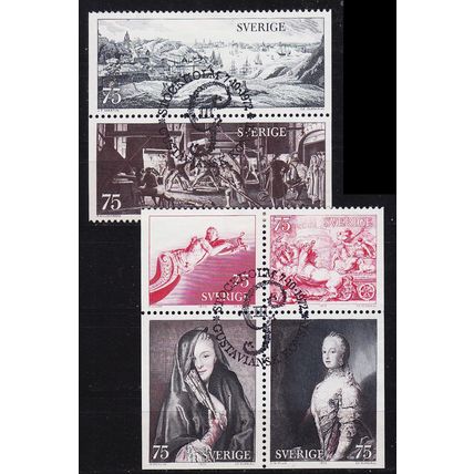 SCHWEDEN SVERIGE [1972] MiNr 0770-75 Zdr ( O/used ) [01] Kunst