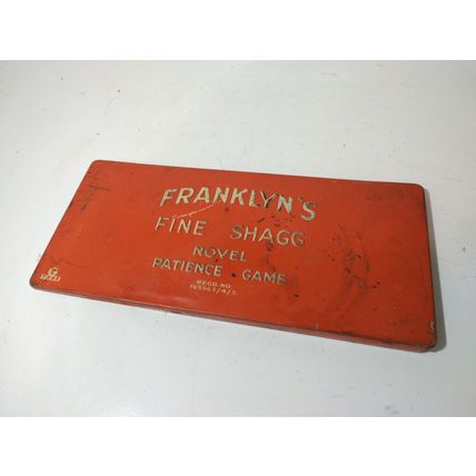 franklyn's fine shagg novel patience game tobacciana advertising pub games smoke