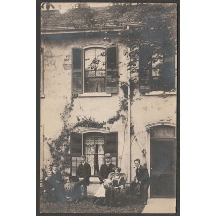 Back Yard, Phoebe Street, Toronto, Ontario, 1910 - RPPC