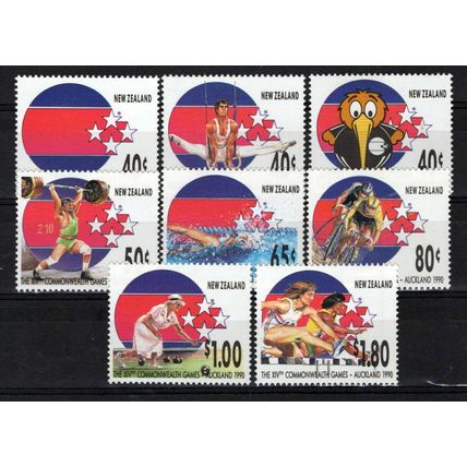 New Zealand 970-977 MNH Sports Commonwealth Games ZAYIX 0424S0204