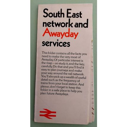 British Rail 1986 South East Network Awaydays booklet