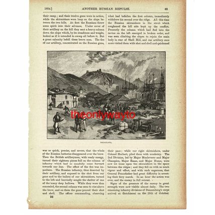 Balaclava, Crimean War, Book Illustration (Print), c1895