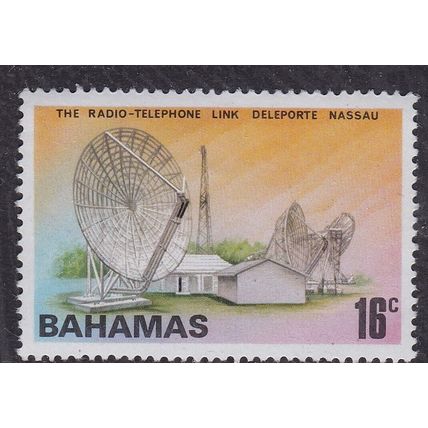 Bahamas 1976 Telephone Link Deleporte Nassau 16c Mint Never Hung SG 457 VGC