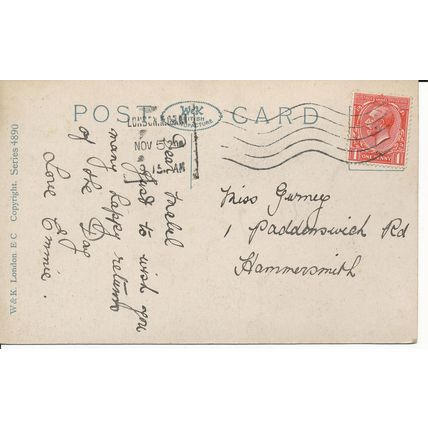 PC23384 Greeting Postcard. Loving Birthday Wishes. W. and K