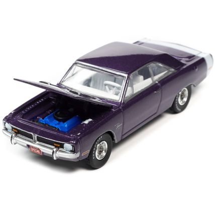 1971 Dodge Dart Swinger 340 Special Plum Crazy Purple Metallic with White Tai...