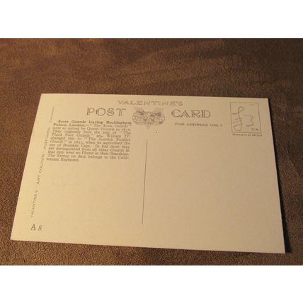 1940s Postcard - British Army Scots Guards - Artist A8