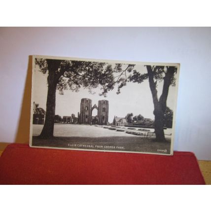 THE CATHEDRAL, ELGIN, MORAY..Scotland unused vintage postcard by Valentine =