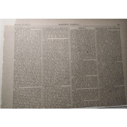 Pitching Pennies, (Drawn By W. S. L. Jewett) - Harper's Weekly - August 12, 1871