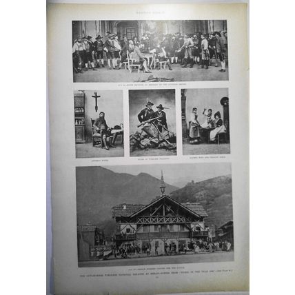 The Out-of-Door Tyrolese National Theatre at Meran. Harper's Weekly, 2/10/1900.
