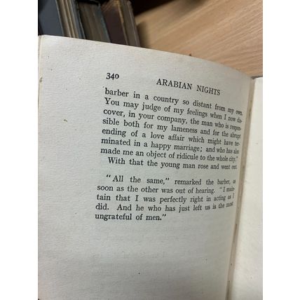 c1920 "TALES FROM THE ARABIAN NIGHTS" AE JACKSON ART FICTION ANTIQUE BOOK (P4)