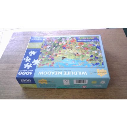 WILDLIFE MEADOW by Claire Comerford Jigsaw Puzzle (1000 Piece) Otter House 2023