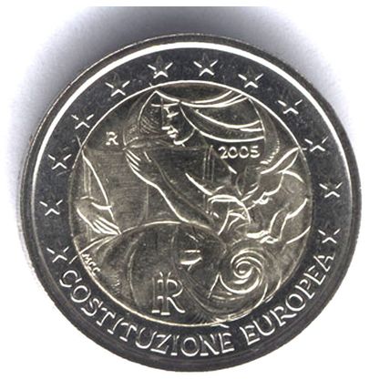 Italy 2005 - 2 Euro Commem-European Constitution (UNC)