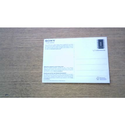 2012 - Movie Promotional Postcard