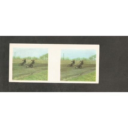 Weetabix 3D Cards 1960 Thrill #16 Dirt Track Racing