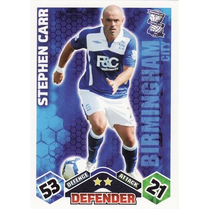 Match Attax 2009/2010 Stephen Carr Birmingham City