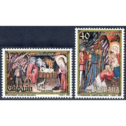 España. 1984. Mi # 2660 / 61. Navidad. Christmas