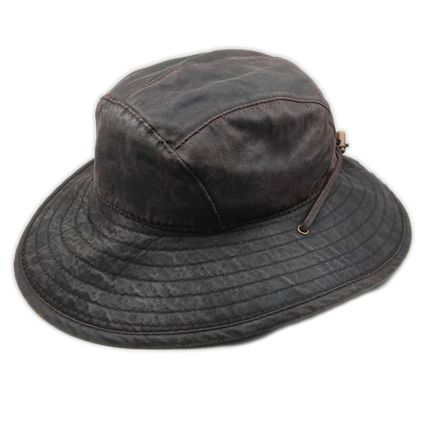 Wide Brim UPF50+ Weathered Cotton Fishing Hat by Dorman Pacific Size M