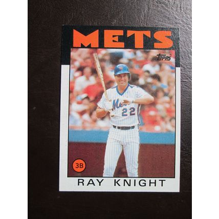 Two (2) Ray Knight Baseball Cards - See Pictures and Description Below