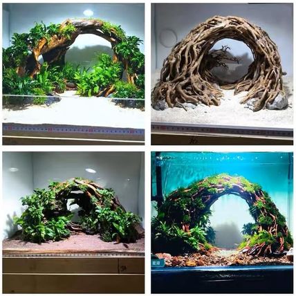 Aquarium Driftwood Centerpiece Aquarium Landscape, Handcrafted!!! Fish Tank Hard
