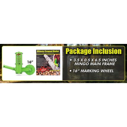 Ultimate Firewood Measuring Tool - Chainsaw Fire Wood Marking Tool with Marking