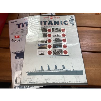 ICOLLECTZONE BOX LOTS & COLLECTIONS GB Titanic Sheet lot ( LG005)