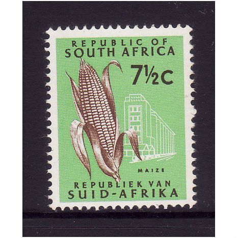 SOUTH AFRICA 1967 7 1/2c MAIZE SG 245 U/M MINT #2